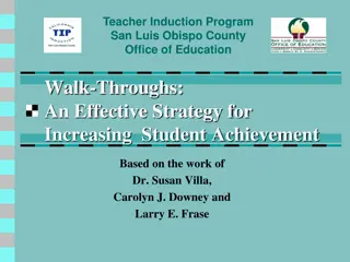 Effective Strategies for Teacher Induction Program in San Luis Obispo County
