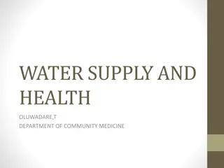 Water Supply and Health for Community Well-Being