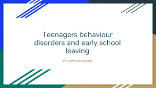 Teenagers' Behavior Disorders and Solutions by Joanna Baraniecka