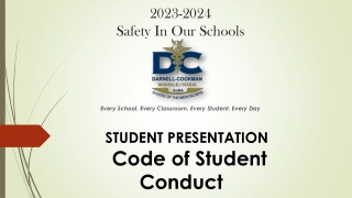 School Code of Conduct: Safety Guidelines for Students