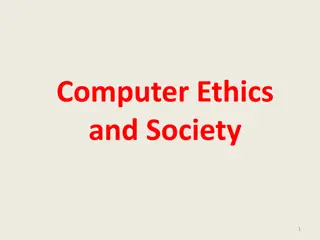 Computer Ethics and Sociotechnical Issues