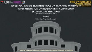 Uncovering EFL Teachers' Impact in Writing Instruction