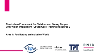 Facilitating an Inclusive World for VI Learners