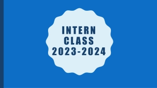 INTERN CLASS  2023-2024