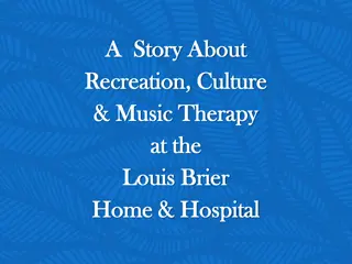 Challenges Faced by the Recreation Department at Louis Brier Home & Hospital