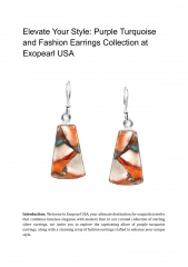 Exopearl USA: Elevate Your Style with Exquisite Turquoise and Fashion Earrings