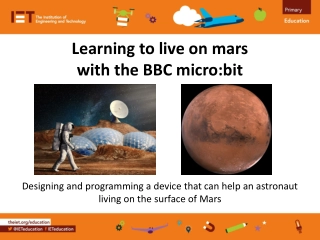 Mars Exploration with BBC micro:bit