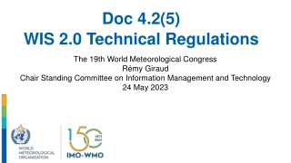 Doc 4.2(5). WIS 2.0 Technical Regulations