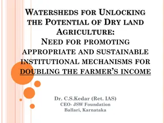 Unlocking Dry Land Agriculture Potential: Doubling Farmer Income through Watershed Approach