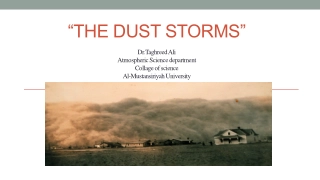The Dust Storms