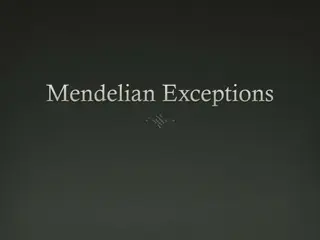 Mendelian Genetics Exceptions