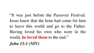 The Profound Love of Jesus Christ