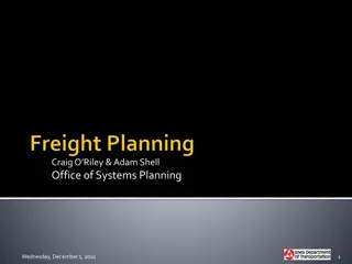 Freight Planning and Infrastructure Trends in Iowa