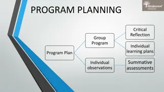 Group Program Planning and Critical Reflection