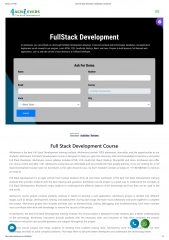 Full Stack Development Course-  4achievers