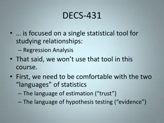 The Essence of Statistics in Decision-Making