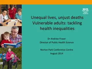 Addressing Health Inequalities Among Vulnerable Adults in Scotland