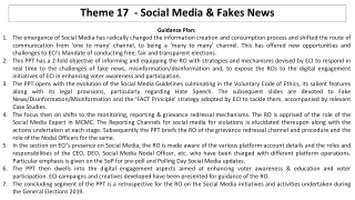 Theme 17 - Social Media & Fakes News