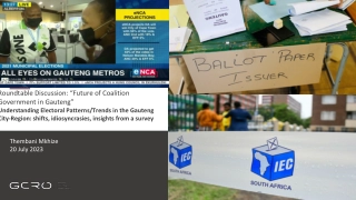 Shifting Political Sentiment in Gauteng: Analysis & Insights