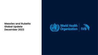 Measles and Rubella Global Update December 2023