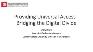 Accessibility and Civil Rights at California State University