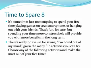Make the Most of Your Free Time with Productive Activities