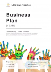 preschool business plan example