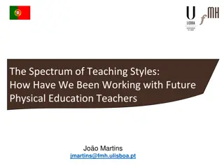 Teaching Styles in Physical Education: Insights from a Professional Perspective