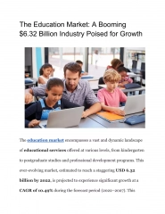 The Education Market A Booming $6.32 Billion Industry Poised for Growth