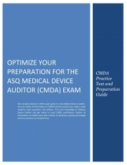 Optimize Your Preparation for the ASQ Medical Device Auditor (CMDA) Exam
