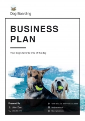 dog boarding business plan example