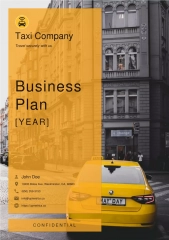 Taxi Company Business Plan Example