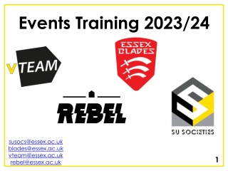 Events Training 2023/24 Information Session Details