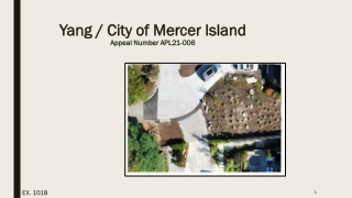 Yang / City of Mercer Island