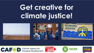 Get creative for climate justice!