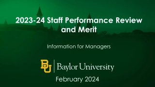 2023-24 Staff Performance Review and Merit