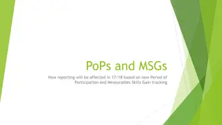 The Impact of New Periods of Participation and Measurables Skills Gain Tracking