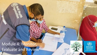 Module 4: Monitor, Evaluate and Review