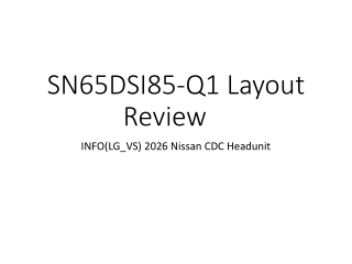 SN65DSI85-Q1 Layout Review