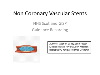 Non Coronary Vascular Stents