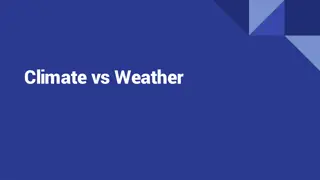 Climate vs. Weather: Key Differences and Interrelationships