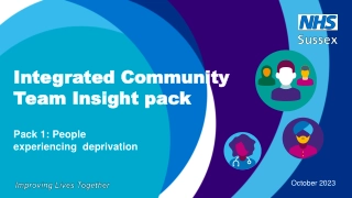 Integrated Community Team Insight pack
