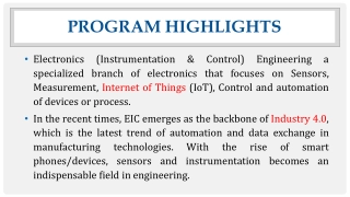 Career Opportunities in Electronics Instrumentation & Control Engineering
