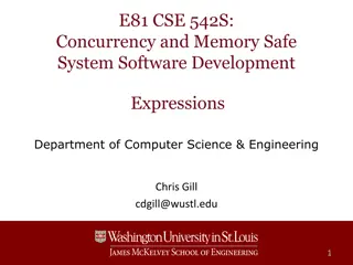 Rust Expressions and Declarations in System Software Development