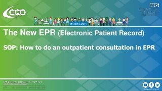 EPR SOP for Outpatient Consultation: How-To Guide