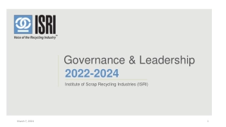 Governance & Leadership 2022-2024