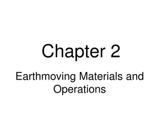Earthmoving Materials and Operations