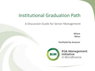 Senior Management Discussion Guide: Institutional Graduation Path Workshop Overview