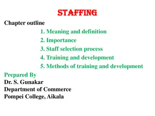 The Importance of Staffing in Organizations