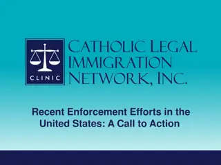 Recent Enforcement Efforts in the United States